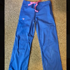 Royal Blue Med Couture Scrub Pants